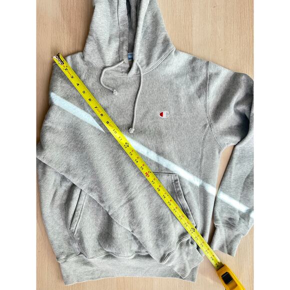 Champion Reverse Weave Grey Hoodie - Size M - Mint - Picture 6 of 9
